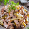 салат с языком